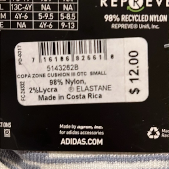 🌟NWT🌟 3 Pairs Adidas Soccer Socks Youth S (13C-4Y) - Picture 10 of 14